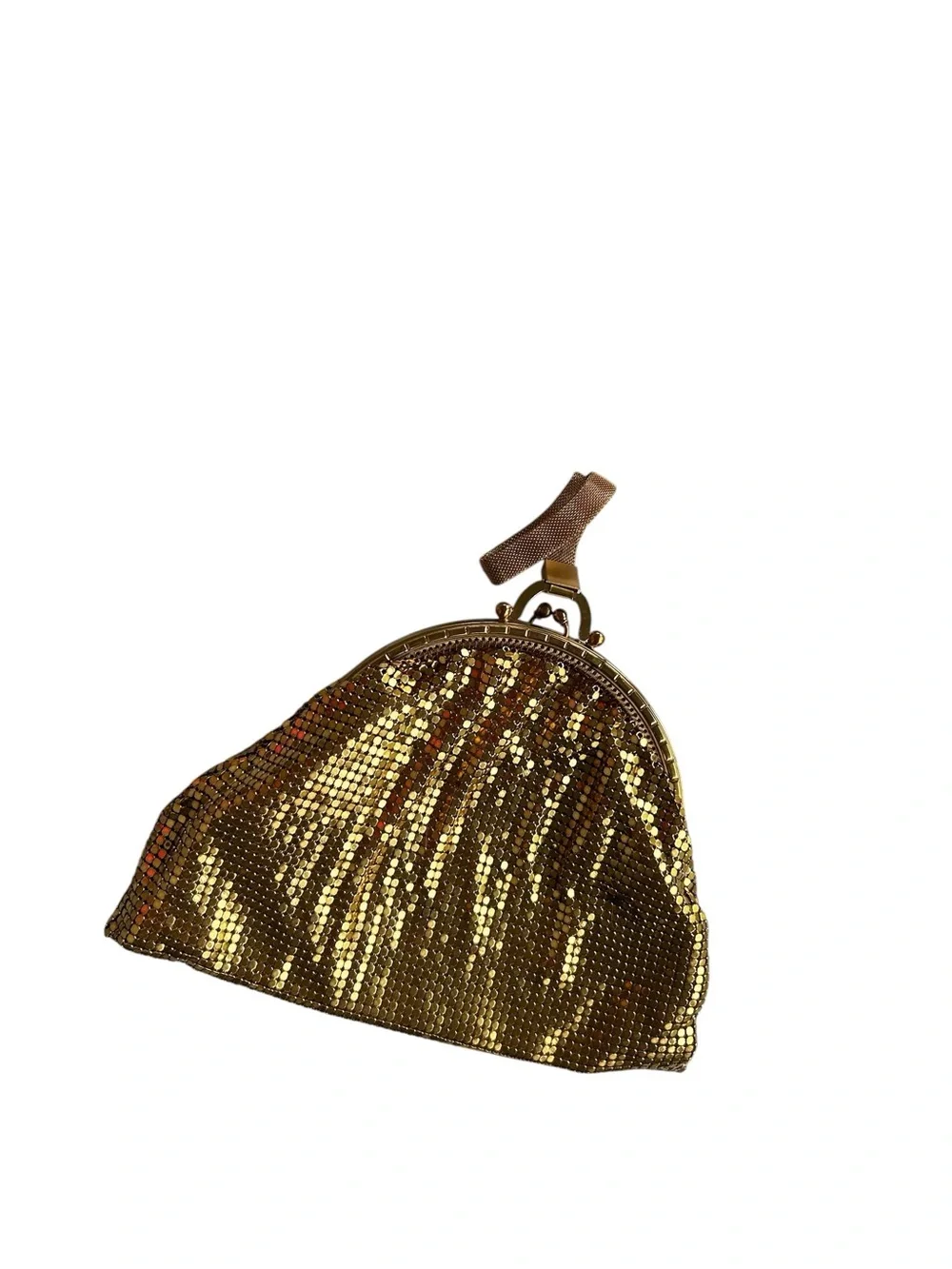 Whiting & Davis Mesh Wristlet Clutch